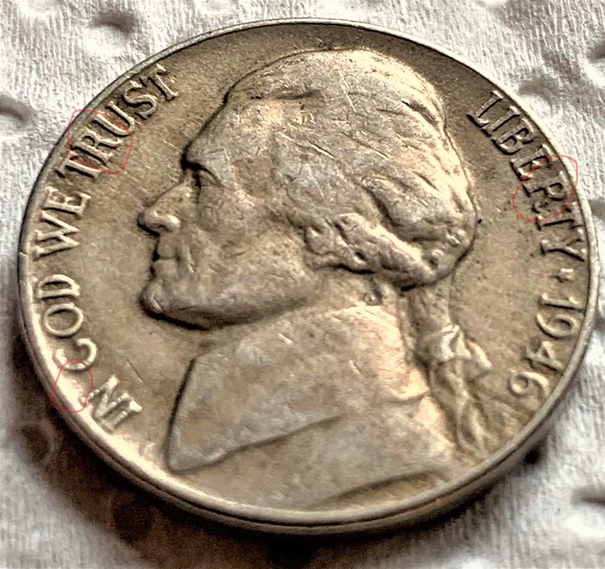 1946-Henning-Nickel?-Showing-The-Markers-And-Weighs-In-At-5.04-Gr.